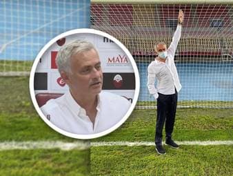 Ein Tor mit den richtigen Maßen würde dem Spiel gut tun: Die Tottenham Hotspur treffen in Mazedonien auf irreguläre Bedingungen. José Mourinho spricht über die kuriose Panne.