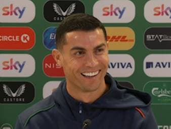 Cristiano Ronaldo wird von einem Reporter gefragt, wie es wäre, sein 1000. Tor im WM-Finale 2026 zu erzielen. Der Superstar wagt einen Blick in die Zukunft.