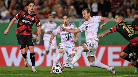 Umkämpftes Spiel in Wiesbaden