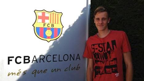 Dennis Otto spielt normalerweise in der A-Jugend des FC Barcelona