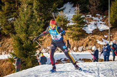 Deutsches Biathlon-Duo in Lauerstellung