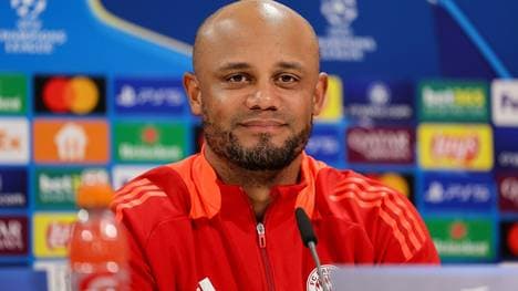 Bayern Münchens Trainer Vincent Kompany