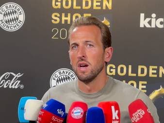 Harry Kane äußert sich erstmal zu seinem Bayern-Teamkollegen Jamal Musiala und seiner Diagnose. Der ganze Verein und die Mannschaft stehe hinter ihm. 