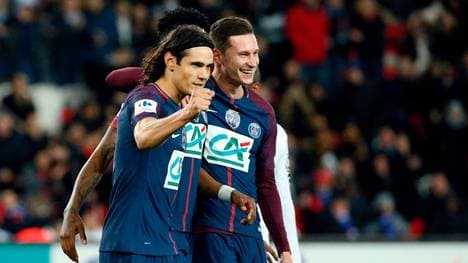 Edinson Cavani und Julian Draxler