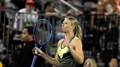 WTA: Maria Scharapowa wurde im Januar 2016 positiv auf Meldonium getestet