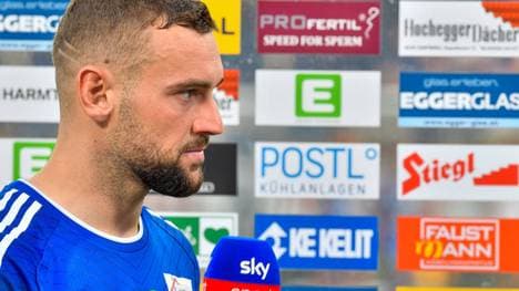 Kapitän Jürgen Heil platzte nach der Schlussphase im TV-Interview der Kragen