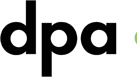 Das Logo der dpa Deutsche Presse-Agentur GmbH