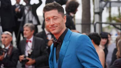 Vor seinem Ausflug nach Monaco war Robert Lewandowski beim Film-Festival in Cannes