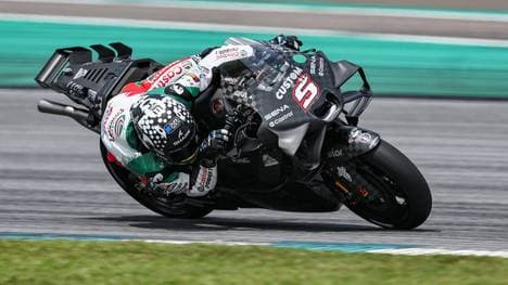 Johann Zarco beim Test der LCR Honda