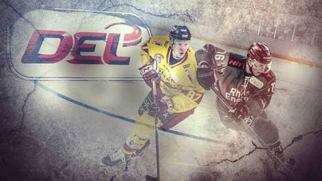 Philip Gogulla (l.) trifft mit der DEG auf die Kölner Haie