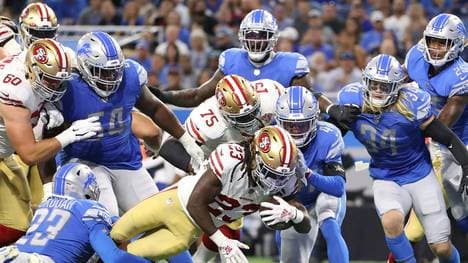 Die Detroit Lions verloren ihr Spiel gegen die 49ers