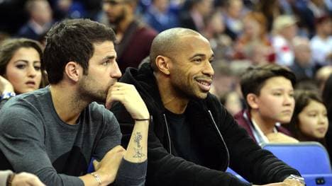 Cesc Fabregas und Thierry Henry