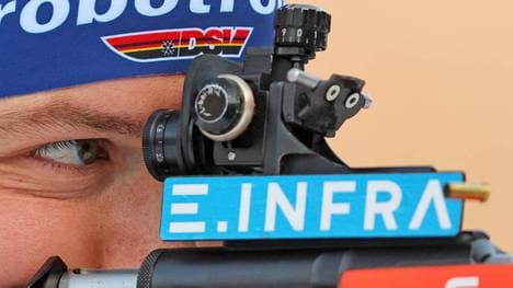 Justus Strelow beim Schießen