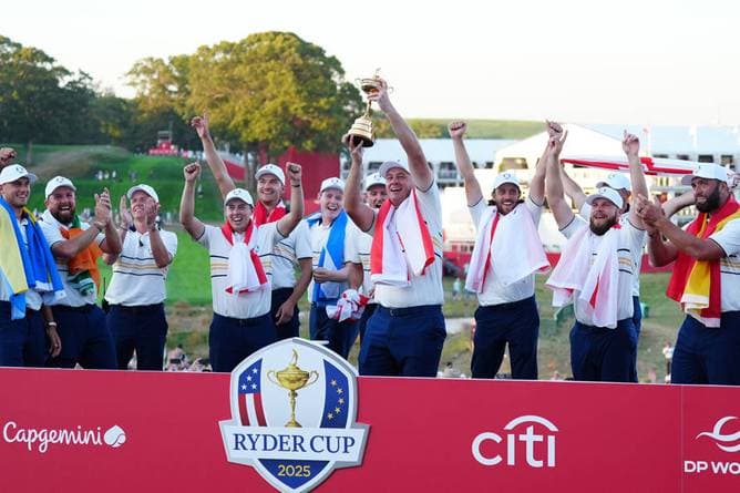 Der große Ryder-Cup-Triumph von Team Europa im Video