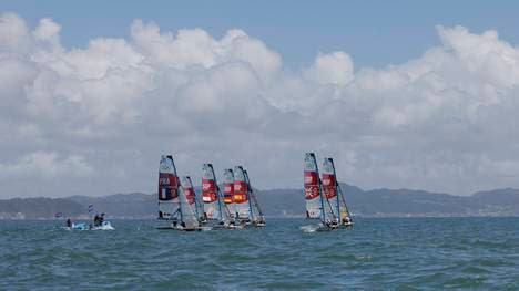 Bei Olympia 2021 in Tokio startete Eya Guezguez im 49er-FX-Wettbewerb