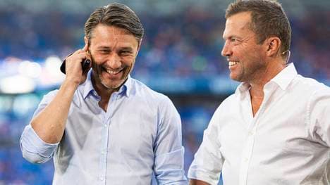 Lothar Matthäus (r.) hält viel von Niko Kovac
