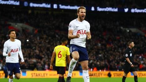 Harry Kane beendete gegen Watford nach zehn Heimspielen ohne Treffer seine Torflaute