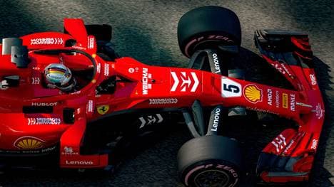 Sebastian Vettel fuhr am ersten Trainingstag in Abu Dhabi hinterher