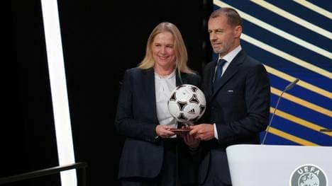 Gegen Infantino: Van Damme (l.) und Ceferin