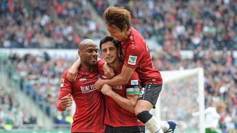 Lars Stindl (m.) Hannover 96 v SV Werder Bremen - Bundesliga
