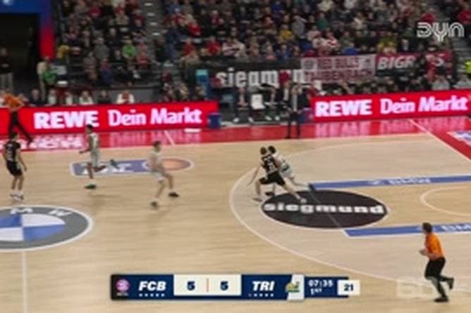 Spiel Highlights zu FC Bayern München Basketball - VET-CONCEPT Gladiators Trier