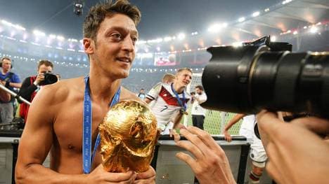 Mesut Özil wurde mit Deutschland 2014 Weltmeister