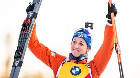 Biathlon-Star Franziska Preuß hat den Gesamtweltcup gewonnen