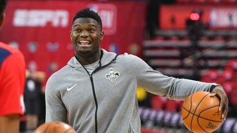 Zion Williamson von den New Orleans Pelicans lässt die Fans bereits vor Saisonbeginn ausrasten