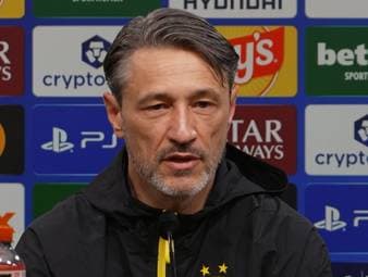 BVB-Trainer Niko Kovac spricht über den aktuellen Leistungsstand von Felix Nmecha, die Qualität seines Kaders und darüber, warum der Mittelfeldspieler noch Zeit braucht.