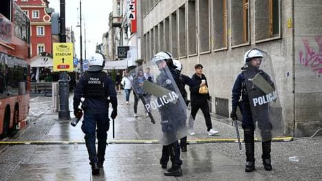 Ausschreitungen vor dem Conference-League-Finale in Breslau