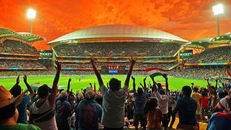 Stadionansicht von der Cricket-WM in Australien