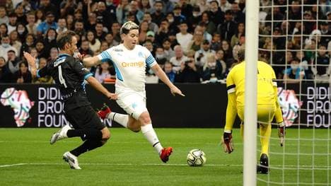 Samir Nasri spielte für die Vereinslegenden von Olympique Marseille