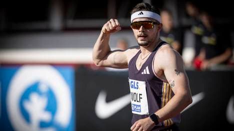 Yannick Wolf sorgte in Leverkusen für eine Glanzleistung