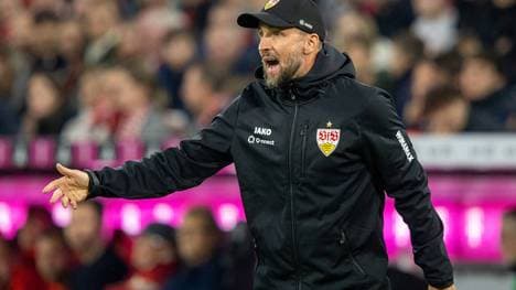 Stuttgarts Trainer Sebastian Hoeneß
