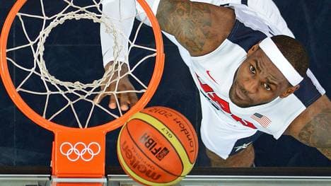 LeBron James holte mit den USA 2008 und 2012 Olympia-Gold, 2004 gewann er Bronze