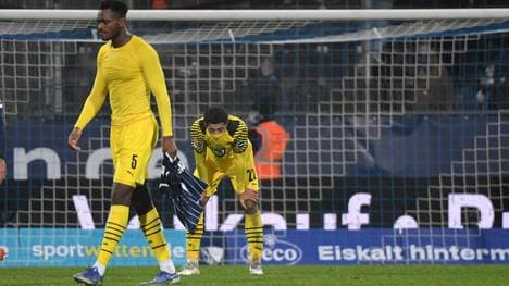 Jude Bellingham ist nach dem 1:1 des BVB beim VfL Bochum fassungslos