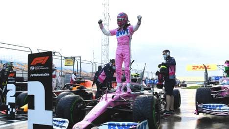 Lance Stroll fuhr beim Qualifying zum Türkei-GP auf die Pole Position