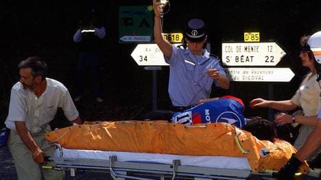 Fabio Casartelli starb 1995 bei der Tour de France