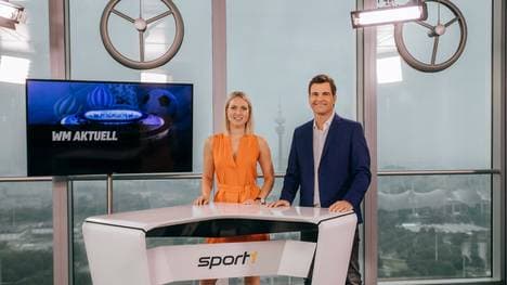 Ruth Hofmann und Oliver Schwesinger moderieren aus dem O2 Tower in München „WM Aktuell“