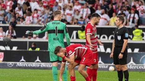 Der FC Augsburg kassierte gegen Stuttgart eine Last-Minute-Niederlage