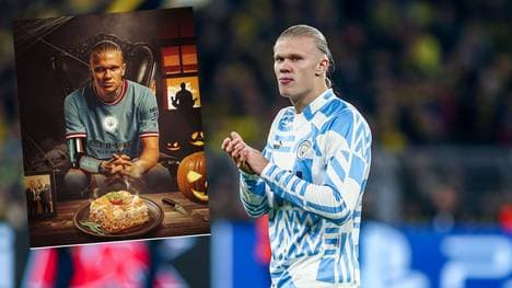 Erling Haaland sorgte mit einem besonderen Halloween-Gruß für Aufsehen