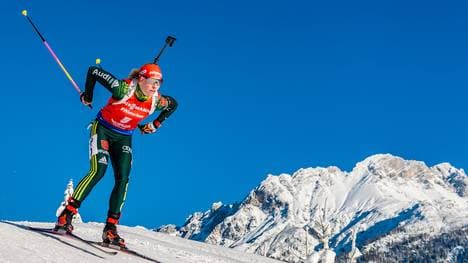 Franziska Hildebrand landete beim Biathlon-Weltcup in Hochfilzen in den Top 10