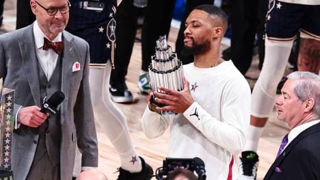 Damian Lillard wurde als MVP des All-Star-Game ausgezeichnet