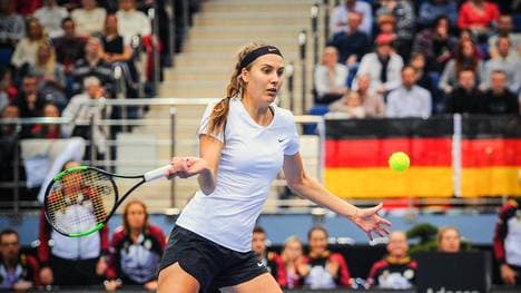 Antonia Lottner gibt ihr Debüt im Fed Cup