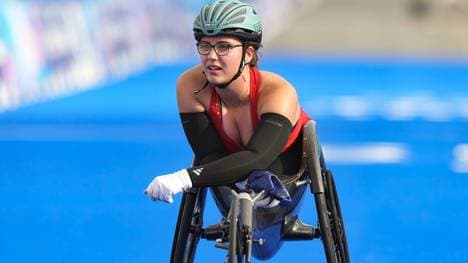 Merle Menje beim Marathon in Paris