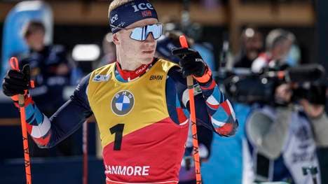 Der Norweger Johannes Thingnes Bö scheint noch nicht in Topform