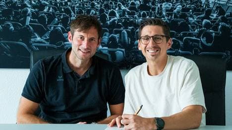 Uwe Gensheimer (l.) und Marius Steinhauser