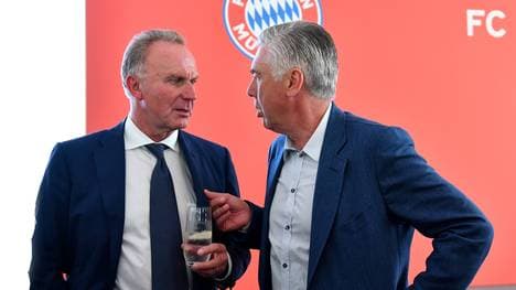 Karl-Heinz Rummenigge mit Carlo Ancelotti