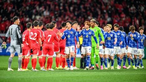 Das Hinspiel entschied Japan 1:0 für sich
