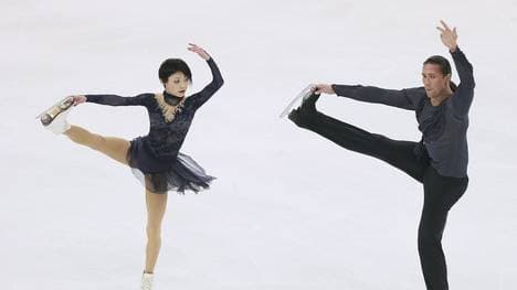 Juko Kawaguti (l.) und Alexander Smirnow verpassen die EM